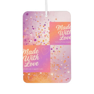 Ambientador Hecho con amor Colgando Aire Freshener