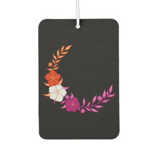 Ambientador Hermosa media luna de sutiles flores lesbianas