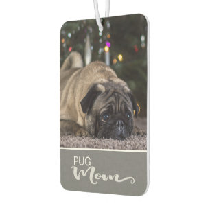 Ambientador Hermosa Pug Inserta la imagen de tu perro