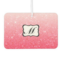 Hermoso Monogramado Rosa