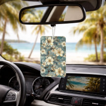 Hibisco Tropical Floral Teal