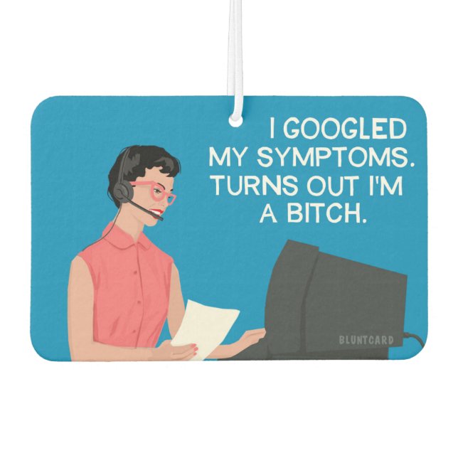 Ambientador ¡Hice una autobúsqueda! - Divertido (Anverso)