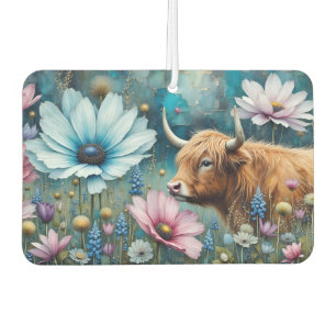 Ambientador Highland Cow Colorful Cosmos 2 imágenes