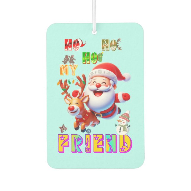 Ambientador Ho Ho Ho Mi Querido Amigo (Anverso)