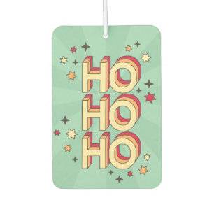 Ambientador Ho ho ho navidad el texto estacional y las estrell
