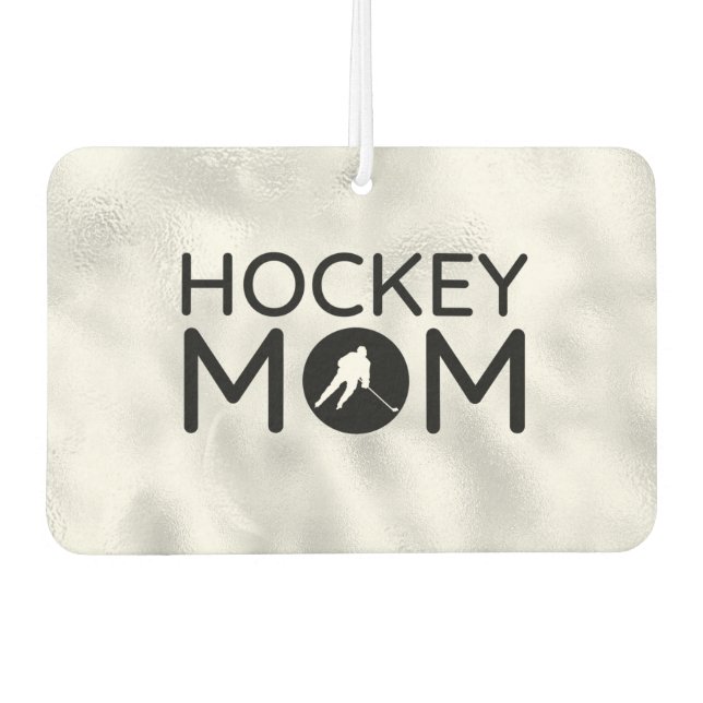Ambientador Hockey Mamá Air Freshener círculo de plata (Anverso)