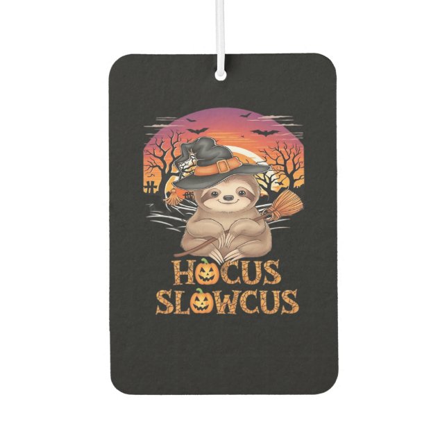 Ambientador Hocus Slowcus Sloth amantes del disfraz de Hallowe (Anverso)