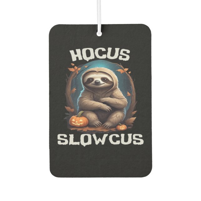 Ambientador Hocus Slowcus Sloth amantes del disfraz de Hallowe (Anverso)