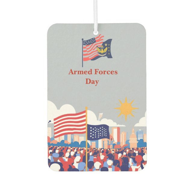 Ambientador "Honrando a nuestros héroes: Celebración del Día d (Anverso)