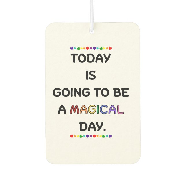 Ambientador Hoy Va A Ser... (Anverso)