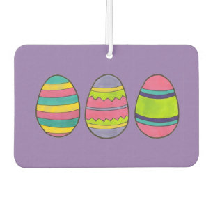 Ambientador Huevos de caza de huevos de pascua morados pintado