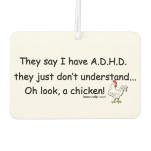 Ambientador Humor de pollo para ADHD