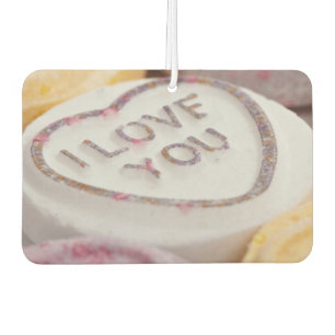 Ambientador "I Love You" personalizado auto air Fresner