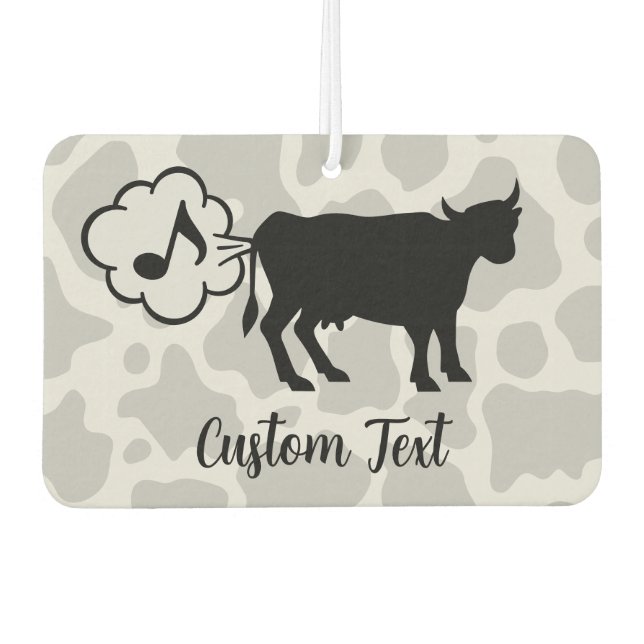 Ambientador Icono de Metano de Vaca Aire Aire Freshener (Anverso)