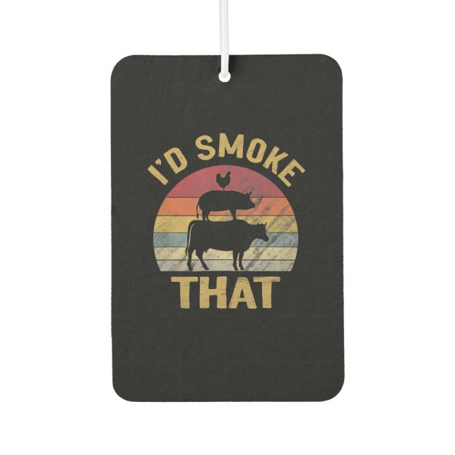 Ambientador Id Fumar ese gracioso regalo de parrillada para fu (Anverso)