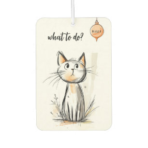 Ambientador Ilustracion de gato dulce