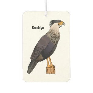 Ambientador Ilustracion de personalizado de aves de Crested Ca