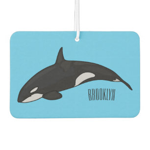 Ambientador Ilustracion de personalizado de ballenas asesina