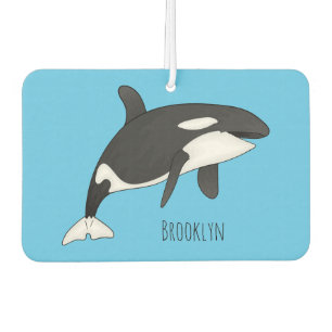 Ambientador Ilustracion de personalizado de ballenas asesina