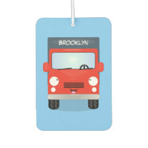 Ilustracion de personalizado de camión de kawaii r