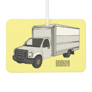 Ambientador Ilustracion de personalizado de camiones de cajas