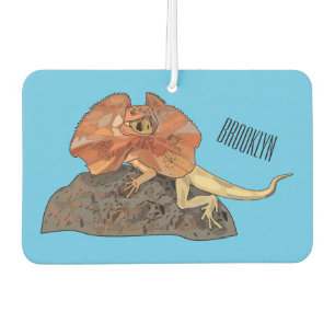 Ambientador Ilustracion de personalizado de lagarto de cuello 