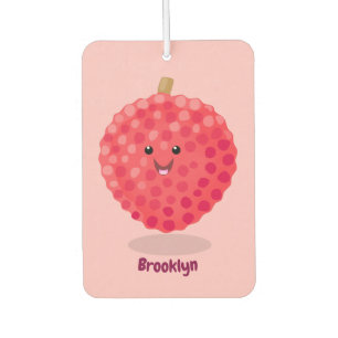 Ambientador Ilustracion de personalizado de linché rosado