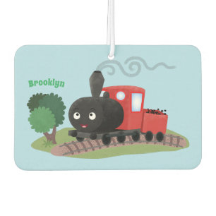 Ambientador Ilustracion de personalizado de locomotora de trac