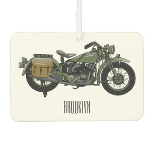 Ambientador Ilustracion de personalizado de motocicleta de cru