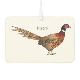 Ambientador Ilustracion de personalizado de pájaro de cuello a
