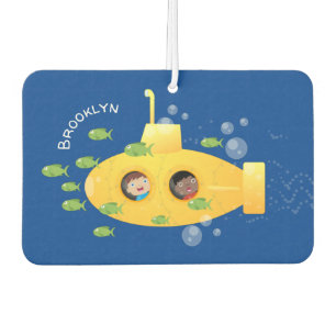 Ambientador Ilustracion de personalizado de pescado submarino 