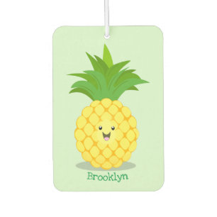Ambientador Ilustracion de personalizado de piña cuta