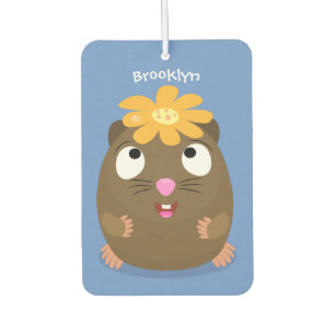 Ambientador Ilustracion de personalizado feliz de conejillo de