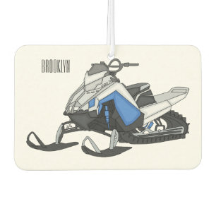 Ambientador Ilustracion de personalizado para motos de nieve