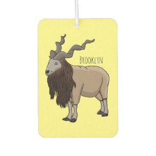 Ambientador Ilustracion del personalizado de cabras Markhor