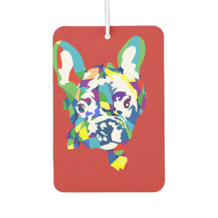 Ambientador Ilustración divertida de Bulldog Francés