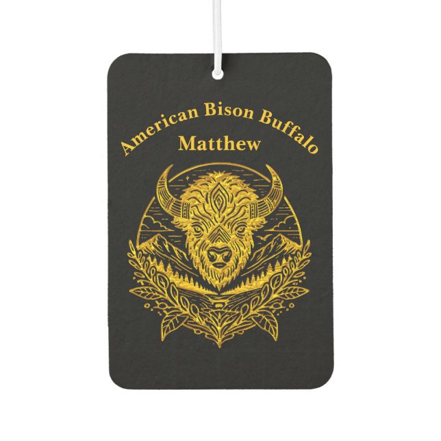 Ambientador Ilustracion intrincado de un veneno de oro en la n (Anverso)