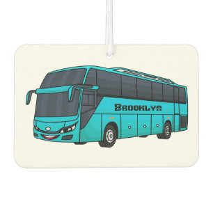 Ambientador Ilustracion moderno de personalizado de autobús de