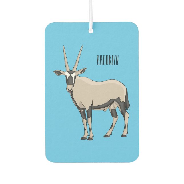 Ambientador Ilustracion Oryx personalizado (Anverso)
