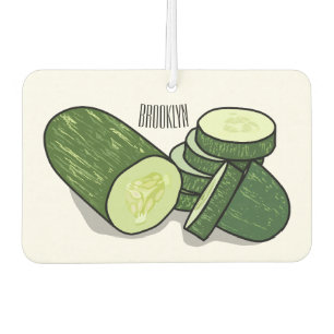 Ambientador Ilustracion personalizado Cucumber