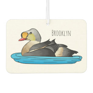 Ambientador Ilustracion personalizado de aves King eider
