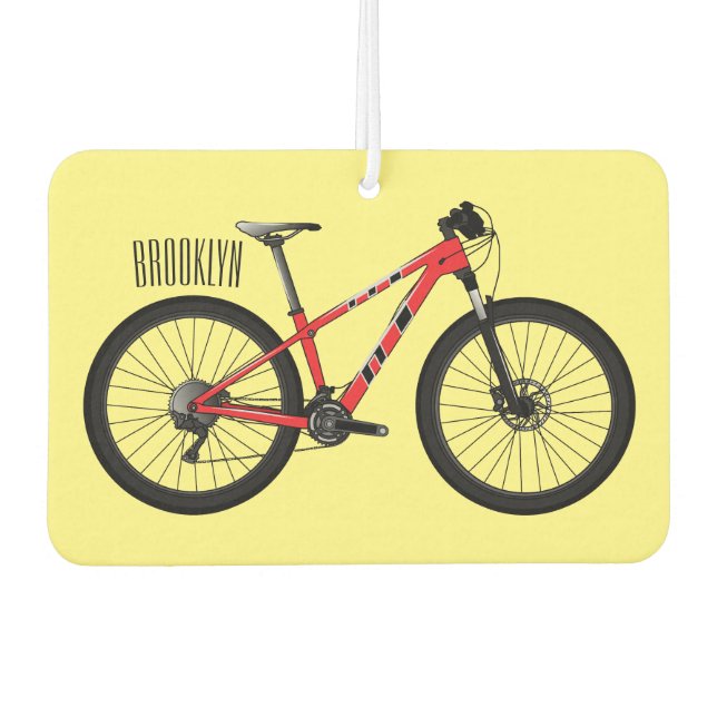 Ambientador Ilustracion personalizado de bicicletas (Anverso)