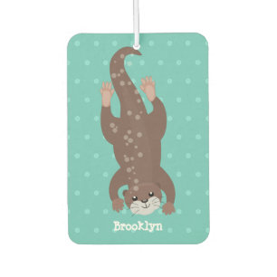 Ambientador Ilustracion personalizado de buceo con nutria
