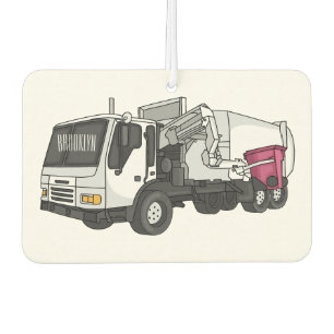 Ambientador Ilustracion personalizado de camión de basura