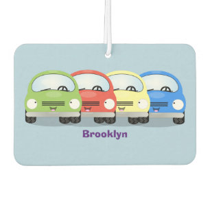 Ambientador Ilustracion personalizado de coches Cute kawaii