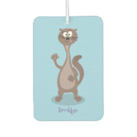 Ilustracion personalizado de comadreja divertida