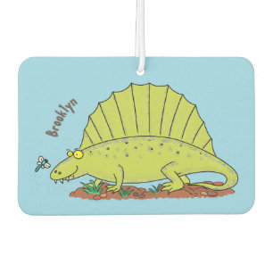Ambientador Ilustracion personalizado de dimetrodon verde lind