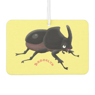 Ambientador Ilustracion personalizado de escarabajo rinoceront