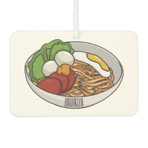 Ambientador Ilustracion personalizado de fideos