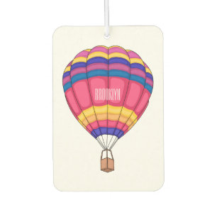 Ambientador Ilustracion personalizado de globo aerostático